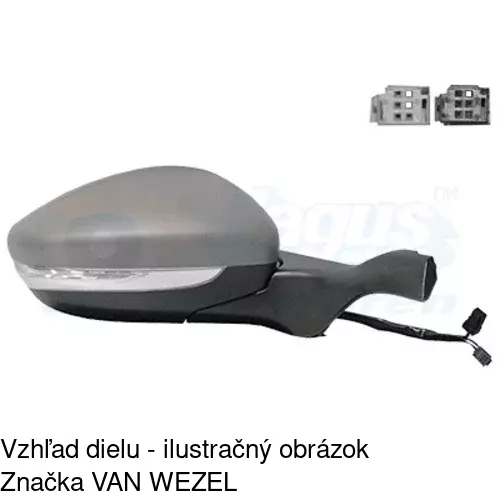 Vonkajšie zrkadlo POLCAR 57B1524M - obr. 2