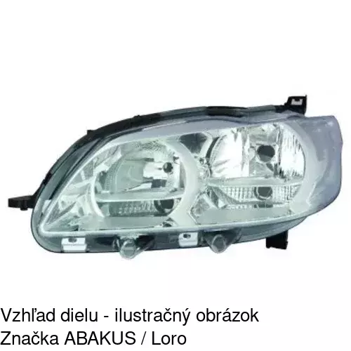 Hlavný reflektor POLCAR 57B2092E - obr. 3