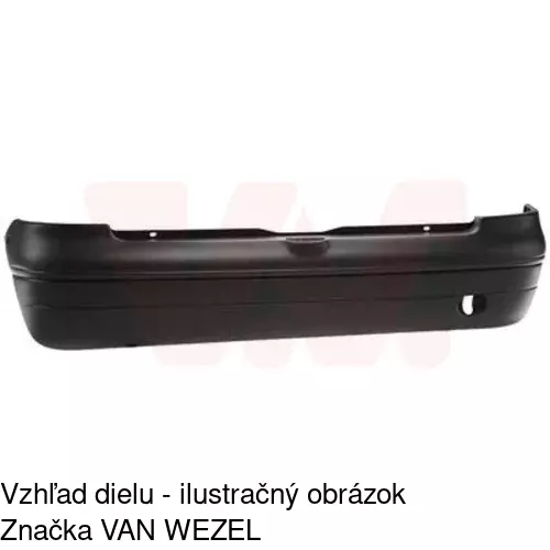 Zadný nárazník POLCAR 600496-J