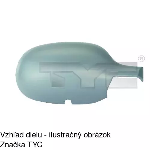 Vonkajšie zrkadlo POLCAR 6016514E - obr. 3