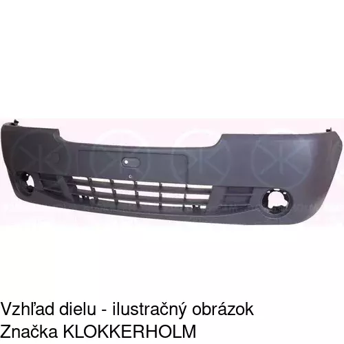 Predný nárazník POLCAR 602707-1