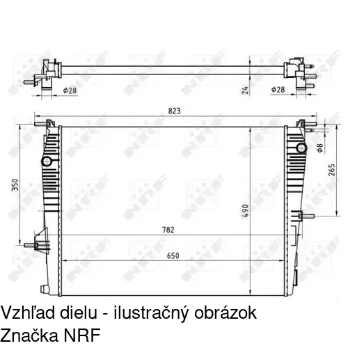 Chladiče vody POLCAR 603508-1 - obr. 2