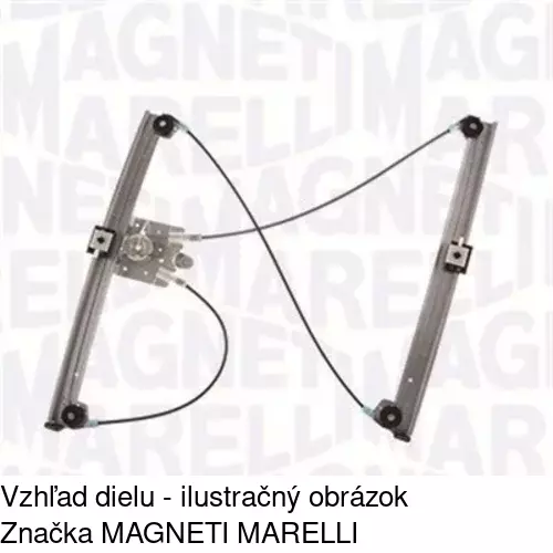 Elektrický mechanizmus okna dverí POLCAR 6037PSE1 - obr. 4