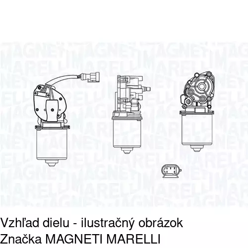 Motorček stieračov POLCAR 6041SWP2