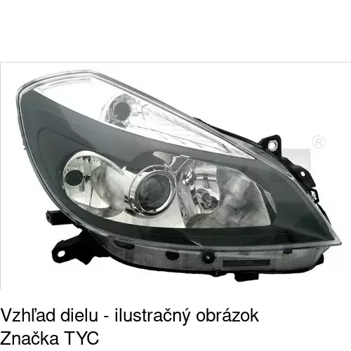 Hlavný reflektor POLCAR 6055094E - obr. 3