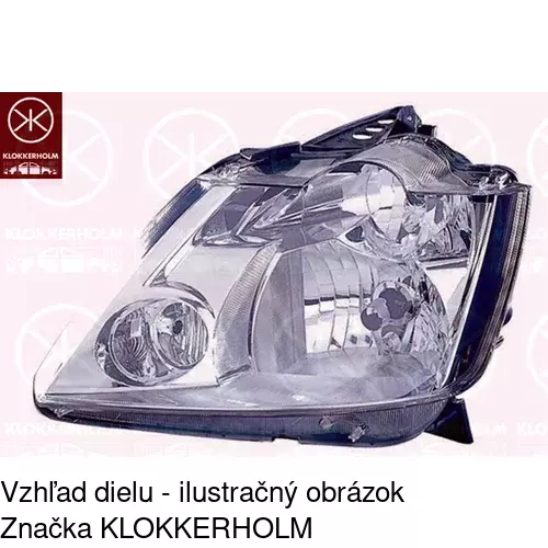 Hlavný reflektor POLCAR 605610-E - obr. 1