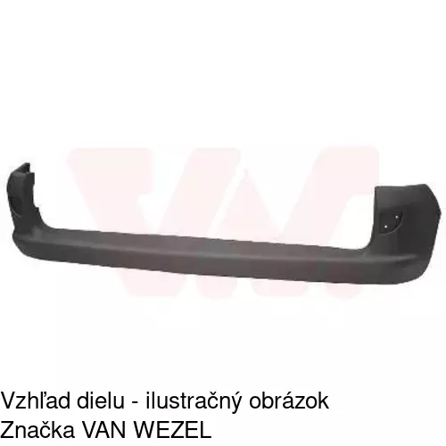 Zadný nárazník POLCAR 606096-J - obr. 1