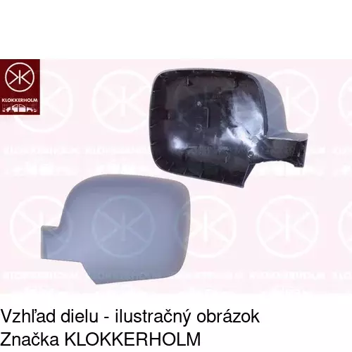 Vonkajšie zrkadlo POLCAR 6062516E