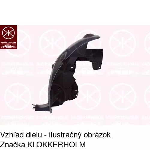 Podblatník (plast) POLCAR 6062FP1T