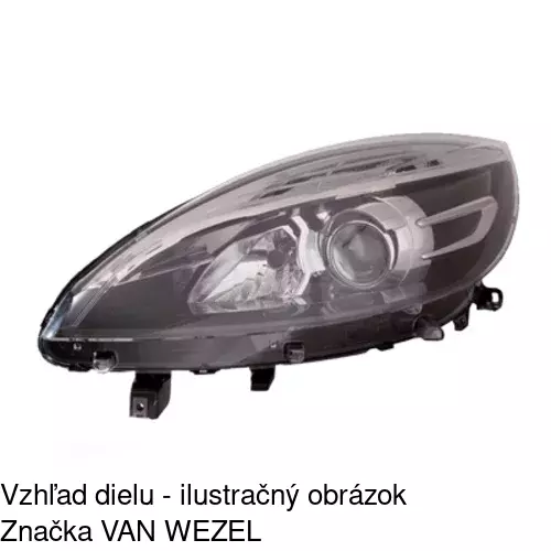 Hlavný reflektor POLCAR 6073095E - obr. 5