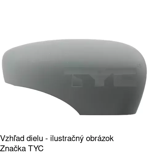 Vonkajšie zrkadlo POLCAR 60B1514M