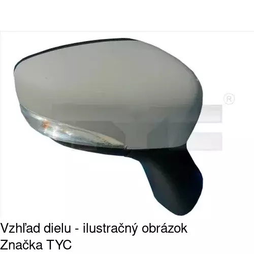 Vonkajšie zrkadlo POLCAR 60B1514M - obr. 3