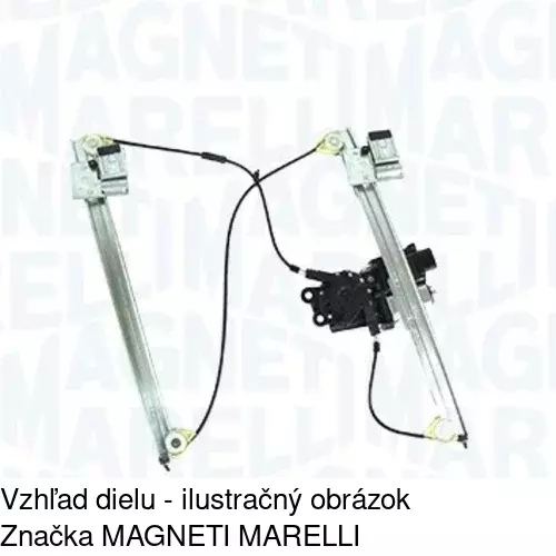 Manuálny mechanizmus okna dverí POLCAR 6713PSM1 - obr. 3