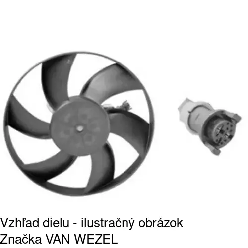 Ventilátor bez krytu / podpery POLCAR 671423U5 - obr. 3