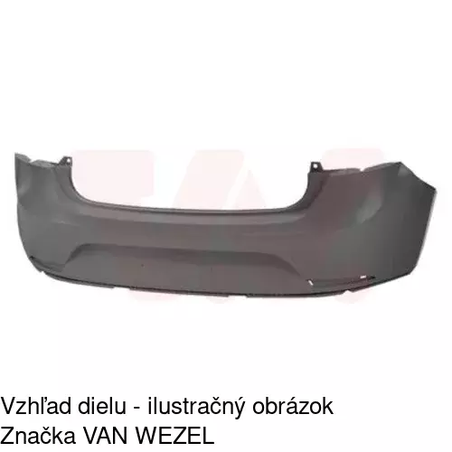 Zadný nárazník POLCAR 673296-J - obr. 1