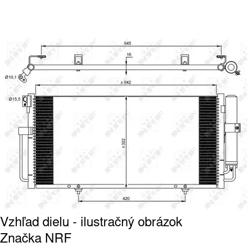 Chladiče klimatizácie POLCAR 7213K8C1