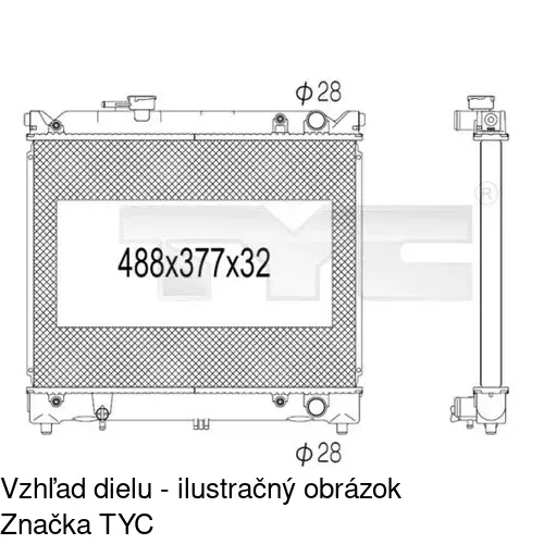 Chladiče vody POLCAR 740308-1