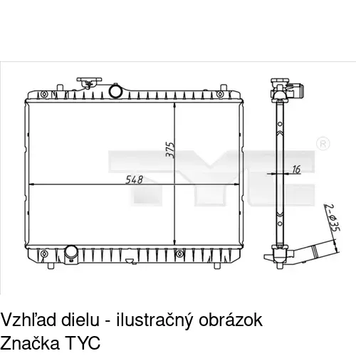 Chladiče vody POLCAR 742308-1