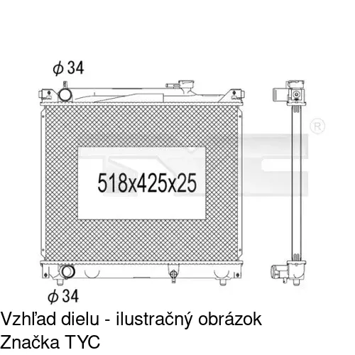 Chladiče vody POLCAR 742408-3