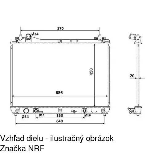 Chladiče vody POLCAR 742608-2