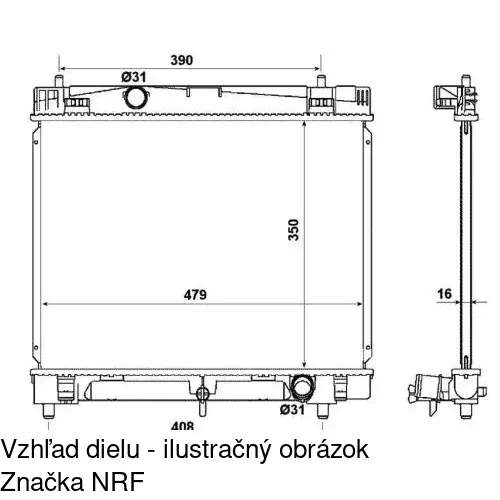 Chladiče vody POLCAR 810508-1