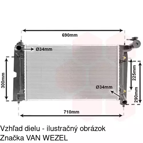 Chladiče vody POLCAR 811308-3 - obr. 5