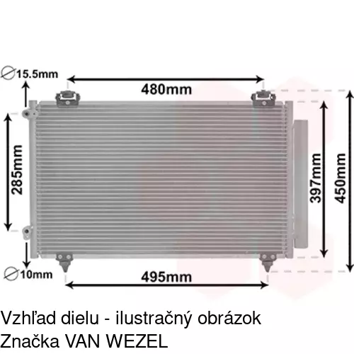 Chladiče klimatizácie POLCAR 8114K8C1S - obr. 3