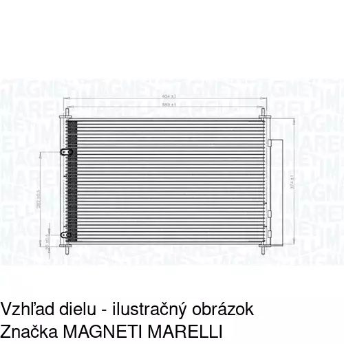 Chladiče klimatizácie POLCAR 8116K8C2S