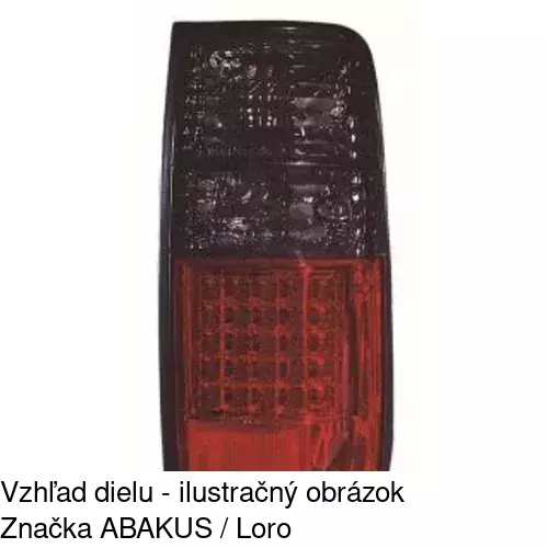 Zadné svetlo 817687 /POLCAR/ - obr. 1