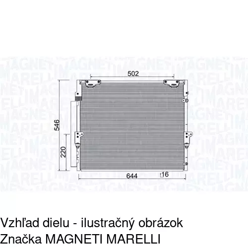 Chladiče klimatizácie POLCAR 8184K8C1