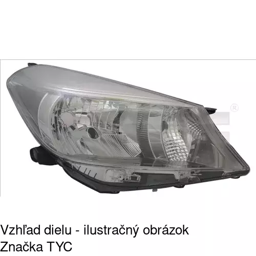 Hlavný reflektor POLCAR 81B1101E