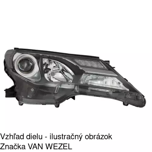 Hlavný reflektor POLCAR 81X2101E - obr. 2