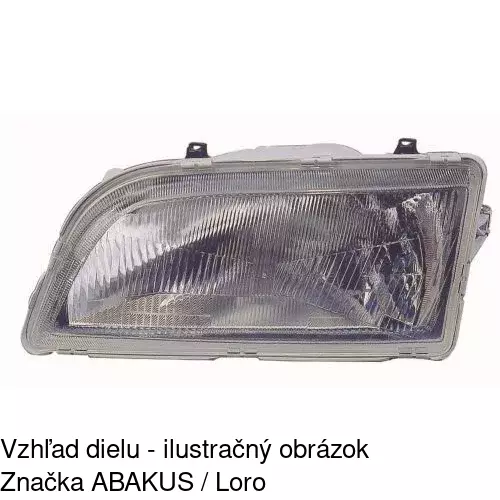 Hlavný reflektor POLCAR 904009-E - obr. 2