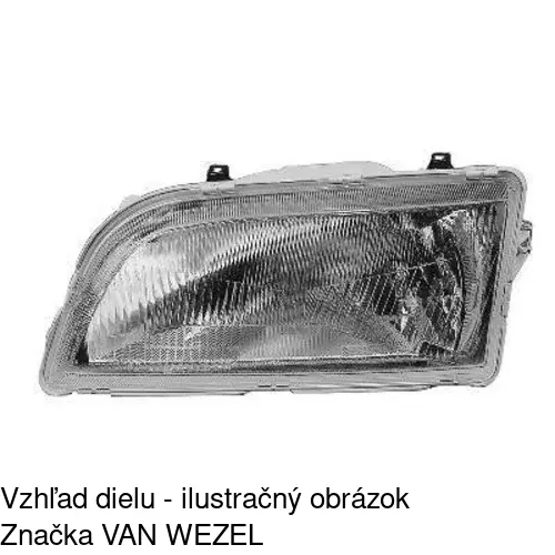 Hlavný reflektor POLCAR 904009-H