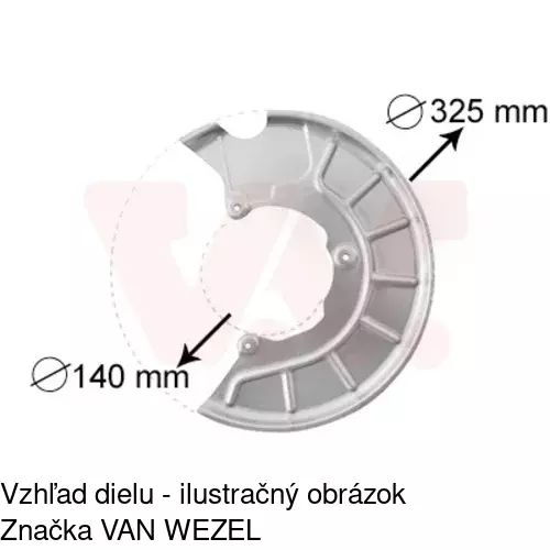 Brzdovy štít POLCAR 9513OT-1 - obr. 4