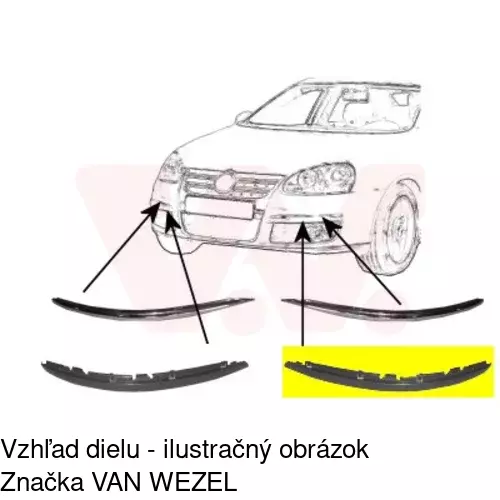 Kryt v nárazníku POLCAR 95142730 - obr. 4