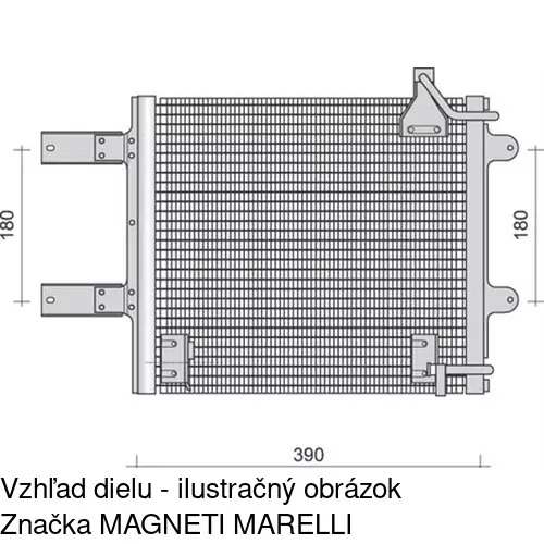 Chladiče klimatizácie POLCAR 9525K8C2