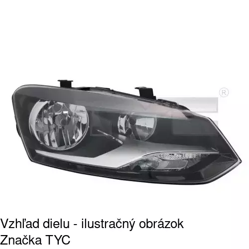 Hlavný reflektor POLCAR 9533094E - obr. 1