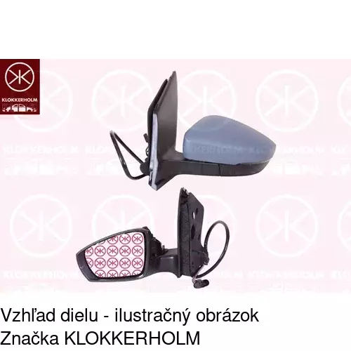 Rám vonkajšieho zrkadla POLCAR 953354PE - obr. 2