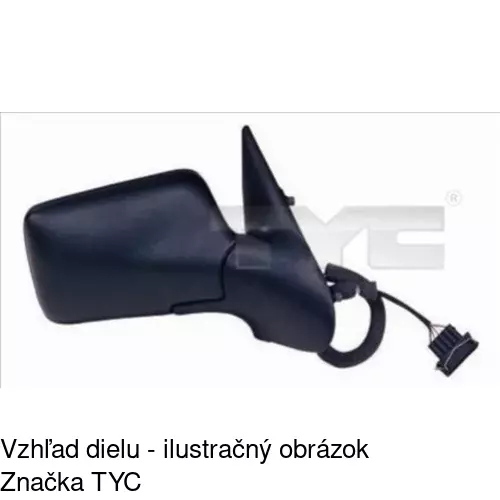 Vonkajšie zrkadlo POLCAR 9538516E