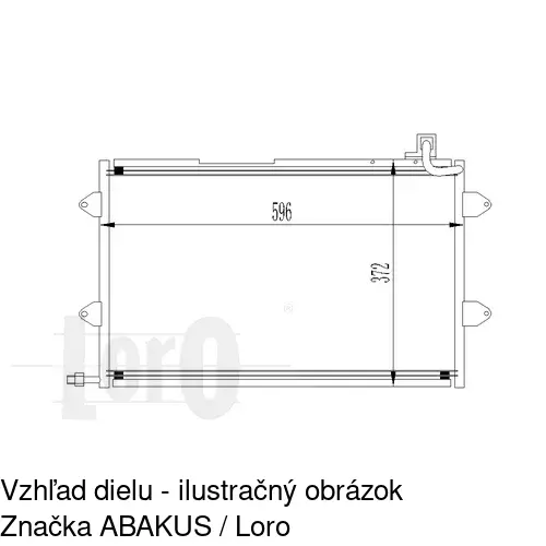 Chladiče klimatizácie POLCAR 9538K8C2 - obr. 1