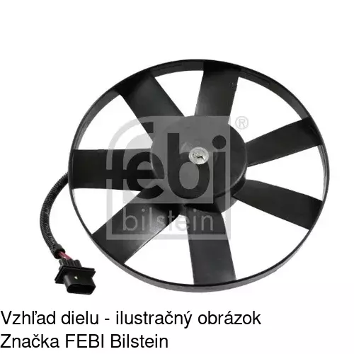 Ventilátor bez krytu / podpery POLCAR 954123U4 - obr. 5