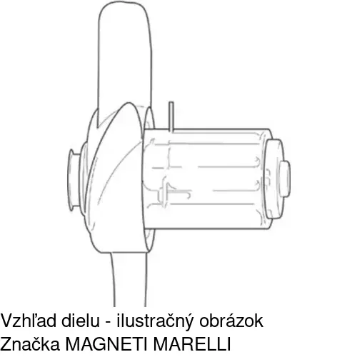 Ventilátor bez krytu / podpery POLCAR 954623U2