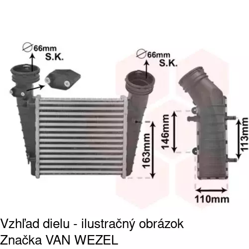 Chladiče vzduchu (Intercoolery) POLCAR 9548J8-2