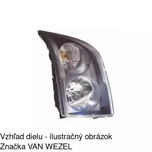 Hlavný reflektor POLCAR 9572100E - obr. 4