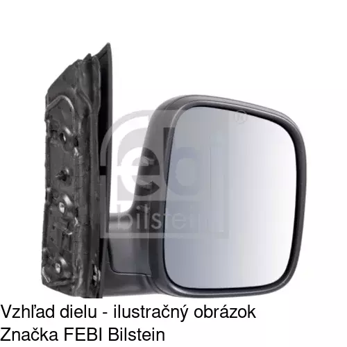 Vonkajšie zrkadlo POLCAR 9575524E - obr. 5