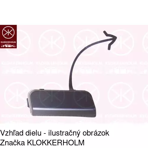 Záslepka ťažného háku 957907-9 /POLCAR/