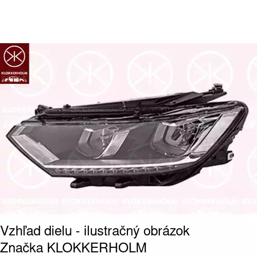 Hlavný reflektor POLCAR 95D3101V