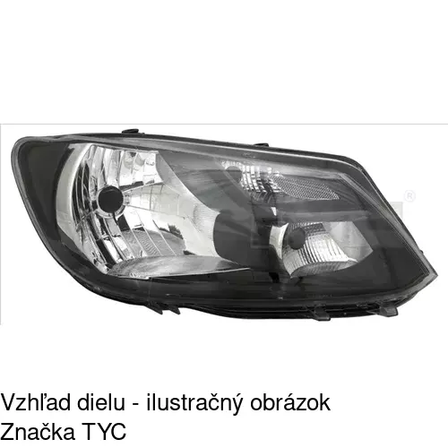 Hlavný reflektor POLCAR 95U1101H