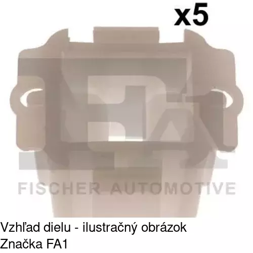 Montážny plech POLCAR RXA14208 - obr. 2